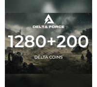 Delta Force - 1280 + 200 Delta Coins Direct Top-Up - GLOBAL