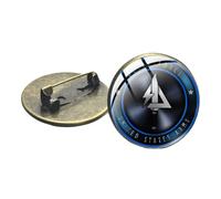 Delta Force Black Ops SAS Military Army Tactical Spilla Badge Task Force 141 US Army Special Force Vetro Cabochon Spilla Regalo, Bronzo, vetro, metallo
