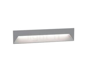 Delta Light Logic Applique da incasso a parete LED, grigio alluminio - 31 cm - es limentatore