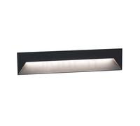 Delta Light Logic Applique da incasso a parete LED, grigio scuro - 31 cm - incl. alimentatore