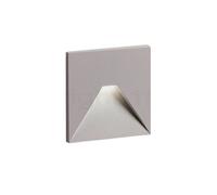 Delta Light Logic Mini Applique da incasso a parete LED rettangolare, grigio alluminio - incl. alimentatore