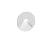 Delta Light Logic Mini Applique da incasso a parete LED rotonda, bianco - incl. alimentatore