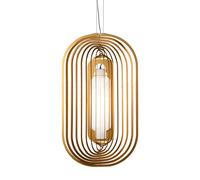 Delta Light Soiree Lampada a sospensione, dorato - 108,8 cm - copertura opale