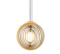 Delta Light Soiree Lampada a sospensione, dorato - 82,6 cm - copertura opale