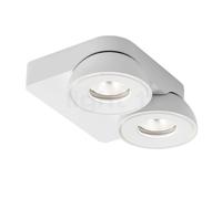 Delta Light Tweeter Lampada da soffitto LED 2 fuochi, bianco - dimmerabile a taglio di fase