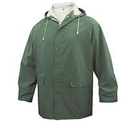 COMPLETO IMPERMEABILE EN304 Tg. L verde (giacca+pantalone)