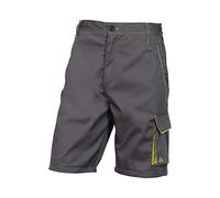 Delta Plus - Bermuda Panostyle poliestere cotone grigio/verde taglia XXXL