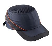 Delta Plus - Cappello antiurto, in poliammide, con interno beige, grigio