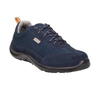 Delta Plus Comospbl48, Scarpa Antinfortunistica Bassa Summer S1P SRC Colore Grigio/Arancione n.46 Donna, Blu Mare, 40 EU