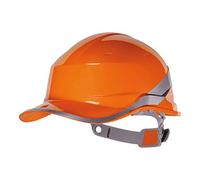 Delta Plus Diamond V Casco Rigido Di Sicurezza In Stile Cappellino Da Baseball, Arancione, Talla única
