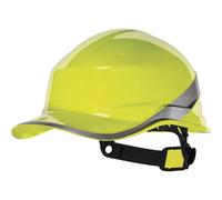 Delta Plus Diamond V Casco Sicurezza Alto Hi Visibilità Cappello Rigido Baseball