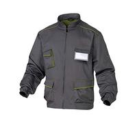 Delta Plus - Giacca Panostyle in poliestere, cotone, grigio/verde, taglia XXL