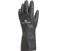 Delta Plus Guanti per protezione chimica VE509NO09 neoprene floccato cotone nero Taglia 09-10