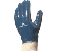Delta Plus Guanti sinteticos - Guanto con supporto Nitrile Blu pugno elastico/a taglia 10
