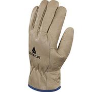 Delta Plus Guanto - Guanti in Pelle per Cold Fiore Bovina Fodera 3-M Bianco 9
