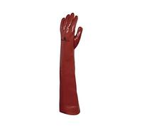 Delta Plus - Guanto PVC Quimico lunghezza 60 cm rosso Taglia 10