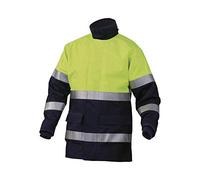 Delta Plus KOMO2HVJMGT - Parka protettivo, in poliestere/fibre antistatiche rivestite in PU, misura L, 5 pezzi