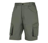 Delta Plus M2BE2VETM M2BE2 Mach2 - Bermuda da lavoro in poliestere/cotone, taglia M, verde/nero, confezione da 10