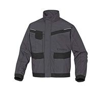 Delta Plus MCVE2GN3X, Giacca da lavoro Uomo, Grigio/Nero, 3XL