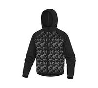 Delta Plus MOOVENCTM - Giacca bicomponente in poliammide Ripstop con rivestimento in PU e poliestere a 2 strati laminati, trapuntata, nero/mimetico, taglia M, 1 pezzo