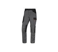 DELTA PLUS Pantalone da Lavoro Invernale Foderato MACH2 Regular Elastico Vita Ginocchia Preformate 7 Tasche Peso 245gr Deltaplus M2PW3 - L, Grigio-Ara