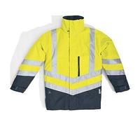 Delta Plus - Parka Overview poliuretano giallo fluo/blu marino Taglia - M