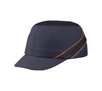 Delta Plus Proteccion Testa - Cappellino Antiurto ventilada 3 cm Cover polietilene blu