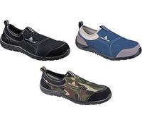 Delta Plus - Scarpe in poliestere e cotone con suola in poliuretano, taglia 44, colore: grigio blu