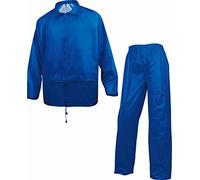 Delta plus - Set pioggia poliestere pvc blu re taglia -l