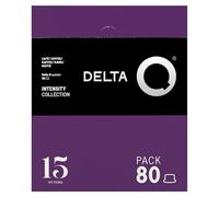 Delta Q MythiQ Capsule Espresso Compatibili con Macchine Delta Q, Intensità 15, Capsule Caffè con Note di Cacao, Cioccolato e Frutta Secca Tostata, Confezione XXL da 80 Capsule