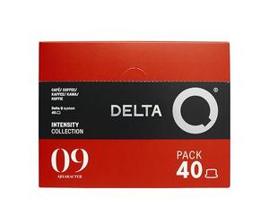 Delta Q Qharacter XL Capsule Espresso Compatibili con Macchine Delta Q, Intensità 9, Note di Caramello e Frutta Secca, 40 Capsule