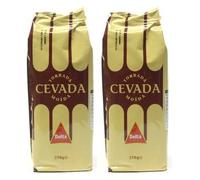 Delta Roasted Ground Barley Coffee Substitute Orzo Cevada Caffeine Free 250g (Pack of 2) by Delta