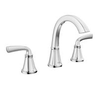 Delta Rubinetto Geist Rubinetto da bagno diffuso cromato, rubinetto da bagno a 3 fori, rubinetto per lavabo da bagno, rubinetto per lavabo da bagno, rubinetti da bagno per lavello a 3 fori, gruppo