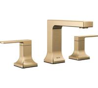 Delta Rubinetto Velum Rubinetto da bagno diffuso a 3 fori, Rubinetto per lavabo da bagno in oro, Rubinetto da bagno a 2 maniglie, Rubinetto da bagno, Gruppo di scarico pop-up, Bronzo champagne