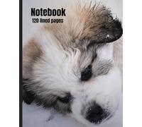 Delta the dog snow day: 120 page lined notebook