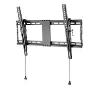 Deltaco ARM-0204 - Staffa da parete inclinabile, pieghevole, adatta per schermo da 37 a 80 pollici - Nero