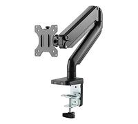 Deltaco ARM-0350 - Supporto piatto per monitor da scrivania, 81,3 cm (32") con morsetto/bullone nero