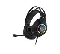 DELTACO DH2020 stereo USB RGB, USB-A CUFFIE GAMING, Nero