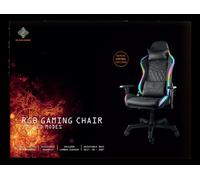 DTG GAM-080 - Sedia da gioco Deltaco GAM-080, RGB, nera