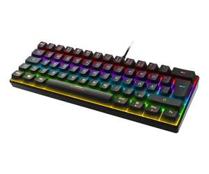 DELTACO Gaming Compatibile Mini meccanismi Tastatur, Content Red Switch, RGB - nero