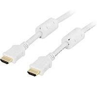 Deltaco HDMI-1010A-K cavo HDMI 1 m HDMI tipo A (Standard) Bianco