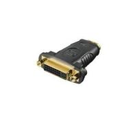 Deltaco HDMI-10A adattatore per inversione del genere dei cavi HDMI 19-pin DVI-D Nero (Deltaco videoadapter - HDMI Type A hun)