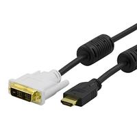 Deltaco HDMI-112D cavo e adattatore video 2 m HDMI tipo A (Standard) DVI Nero