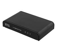 Deltaco HDMI 245 Prime HDMI Splitter, 1 in, 2 out, HDMI 2.0, 4 K UHD, Nero