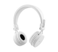DELTACO HL-BT403 CUFFIE BLUETOOTH, Bianco