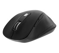 DELTACO Office Mouse ergonomico senza fili - Silent clicks - 2400 DPI - Nero