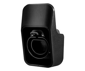 DELTACO Supporto da Parete Tipo 2, connettore per Cavo di Ricarica EV, Supporto/Dock per Cavo di Ricarica a Parete di Tipo 2, in plastica di Alta qualità, Accessori di Montaggio, Nero