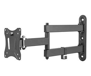 DELTACO Supporto écran Murale 3 Vie ARM-0251 de 13" à 27" (25Kg Max)