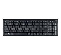 DELTACO Tastiera Senza Fili - 105 tasti - Ricevitore USB - Gamma 10 m - UK Layout - Nero