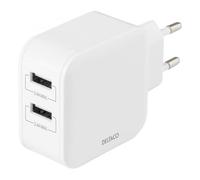 Deltaco USB-AC175 Caricabatterie per dispositivi mobili Universale Bianco AC Int
